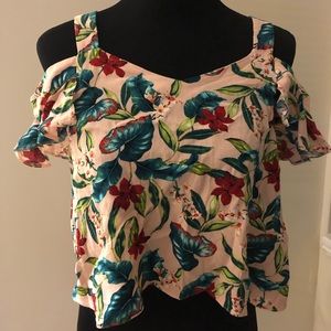 Top shop petite floral blouse